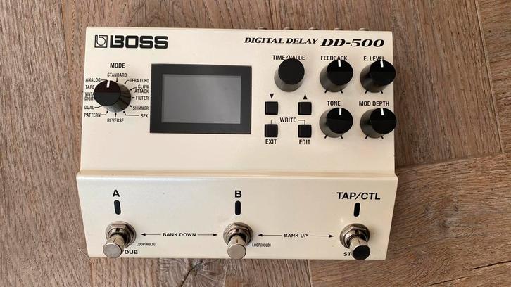 Boss DD 500 delay, Muziek en Instrumenten, Effecten, Zo goed als nieuw, Delay of Echo, Ophalen of Verzenden