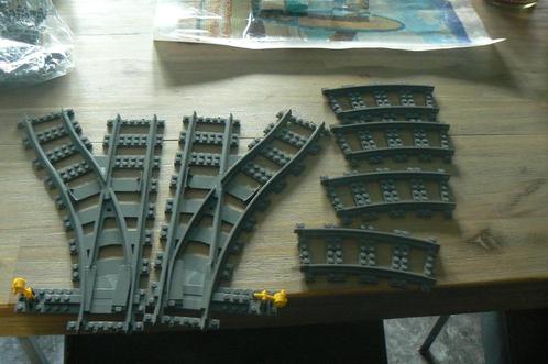 Te koop: Lego diverse rails bocht/wissel/flexibel, Kinderen en Baby's, Speelgoed | Duplo en Lego, Gebruikt, Lego, Ophalen of Verzenden