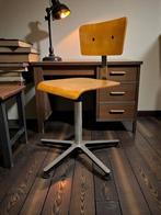 vintage industriële bureaustoel / desk chair, Antiek en Kunst, Ophalen