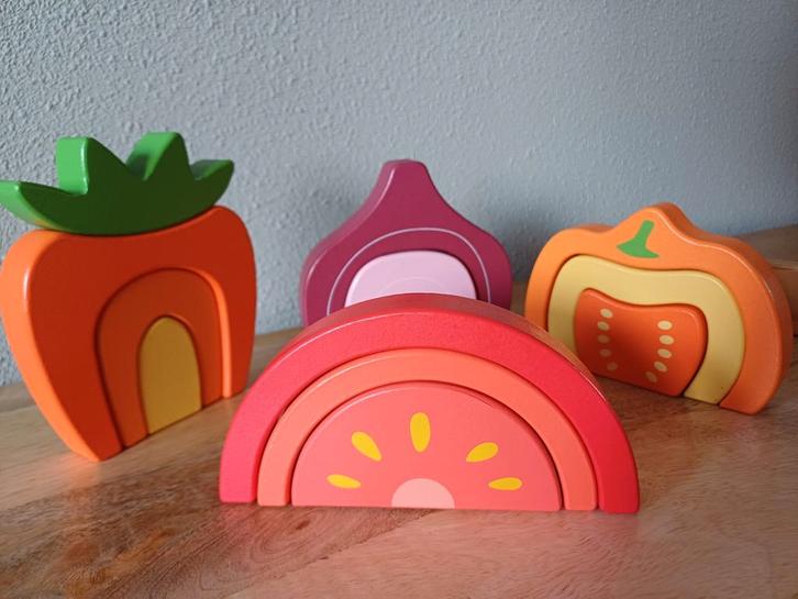 Houten puzzel, Kinderen en Baby's, Speelgoed | Houten speelgoed, Zo goed als nieuw, Overige typen, Ophalen of Verzenden