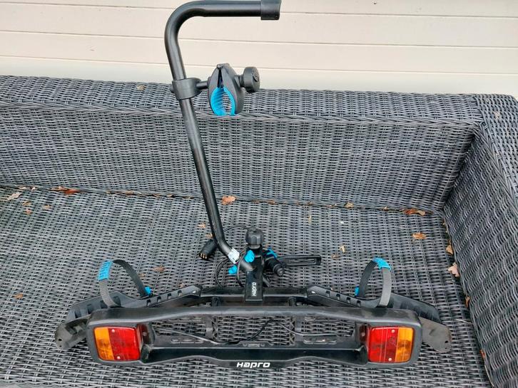 Hapro Fietsendrager - Trekhaak, Auto diversen, Fietsendragers, Gebruikt, Trekhaakdrager, 1 fiets, Brede banden, Elektrische fiets