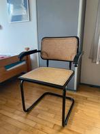 Cesca B64 Stoel - Marcel Breuer Design, Huis en Inrichting, Stoelen, Ophalen, Gebruikt, Zwart, Eén
