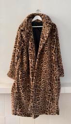 Panterprint lange bontjas fake fur luipaard nep bontjas XL, Carnaval, Maat 46/48 (XL) of groter, Nieuw, Ophalen of Verzenden