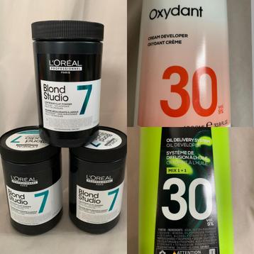 Blondstudio l’oreal nr 7 blondeer en waterstof 9% 30 volume beschikbaar voor biedingen