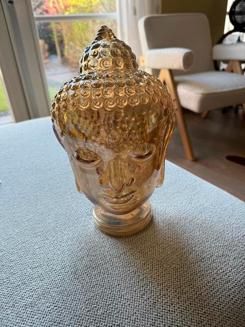 Vintage glazen Boedha hoofd en andere Boeddha te koop, Huis en Inrichting, Woonaccessoires | Boeddhabeelden, Zo goed als nieuw