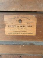 Antieke spiegel met houtgesneden kap, 19e eeuw, Ophalen, Gebruikt, Overige houtsoorten