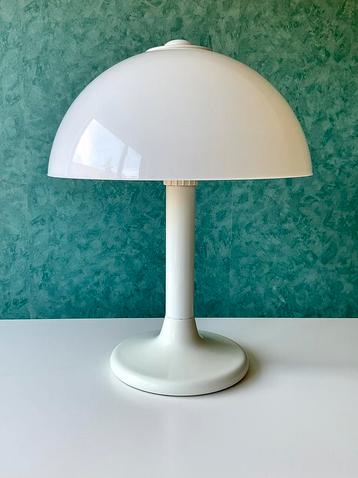 Vintage 70’s Mushroom Tafellamp. Ø Kap 35CM beschikbaar voor biedingen