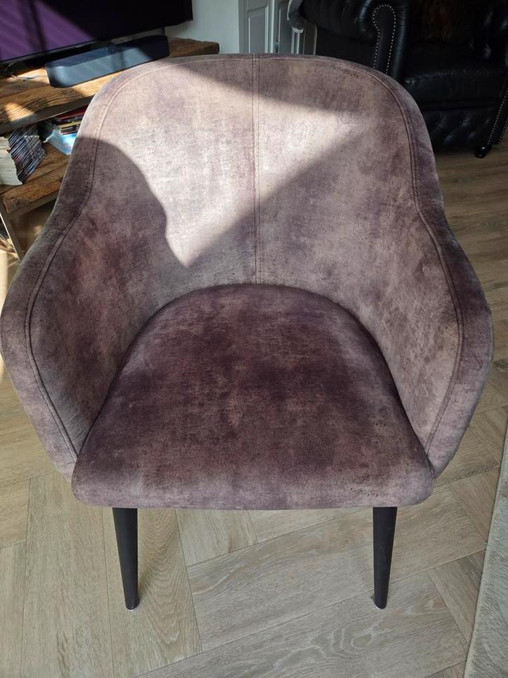 Colmore Eetkamerstoel, Huis en Inrichting, Stoelen, Zo goed als nieuw, Vier, Hout, Stof, Overige kleuren, Ophalen