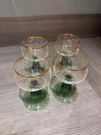 Vintage Likeurglaasjes met Gouden Rand, Antiek en Kunst, Antiek | Glas en Kristal, Ophalen of Verzenden