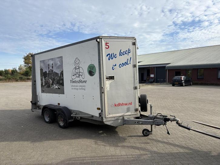 Ifor Williams BV126 gesloten opbouw aanhanger 364x173x214 cm, Auto diversen, Aanhangers en Bagagewagens, Gebruikt