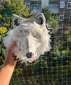 Semi realistische artic wolf therian mask ️, Hobby en Vrije tijd, Kostuums, Theaterbenodigdheden en LARP, Ophalen of Verzenden