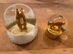 Sneeuwbollen: Gouden Aap & Beer, Huis en Inrichting, Woonaccessoires | Overige, Ophalen, Zo goed als nieuw