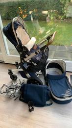 Joolz kinderwagen complete set donkerblauw cognac, Ophalen, Zo goed als nieuw, Overige merken