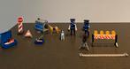 Playmobil City Action politie wegversperring 6924, Ophalen of Verzenden, Zo goed als nieuw, Complete set