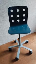 Ikea kinderbureaustoel blauw, Ophalen, Gebruikt, Blauw