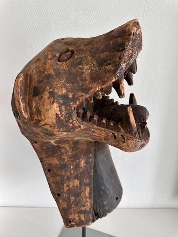 Luba Luipaard masker privé collectie Matadi Congo ca. 1950 beschikbaar voor biedingen