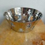 Alessi, schaal, mand inox 18/10, design, Italiaans, h 9,5, Ophalen of Verzenden, Zo goed als nieuw, Rond, Overige materialen