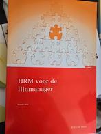 HRM voor de lijnmanager - Erik van Soest, Ophalen of Verzenden, Gelezen, Personeel en Organisatie, Erik van Soest
