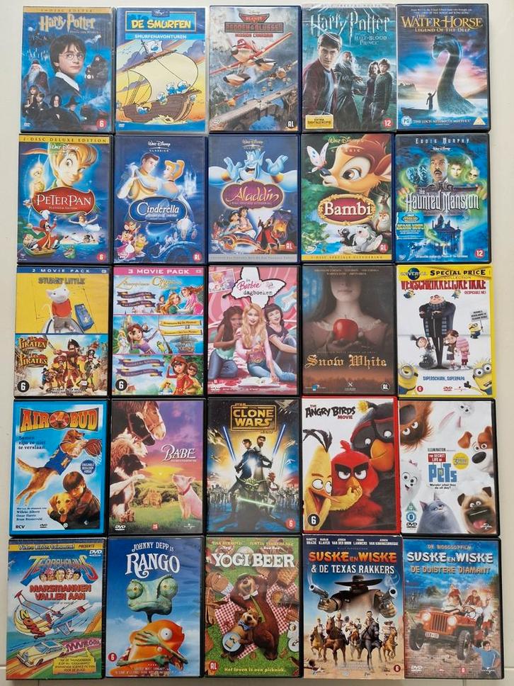 Jeugd/Familie Pakket [DVD] 25 voor €25,-, Cd's en Dvd's, Dvd's | Kinderen en Jeugd, Zo goed als nieuw, Film, Verzenden