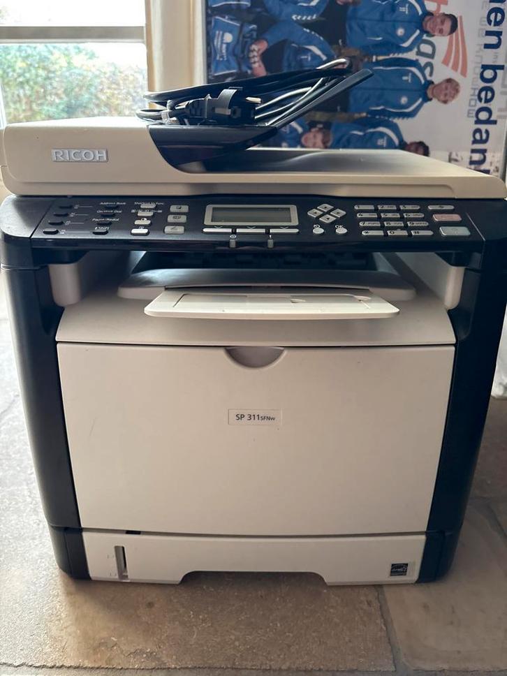 Ricoh SP 311SFNw All-in-One Laserprinter, Computers en Software, Printers, Gebruikt, All-in-one, Laserprinter, Kopieren, Draadloos