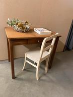 Vibtage brocante tafel / bureau, Antiek en Kunst, Curiosa en Brocante, Ophalen