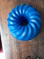 Blauwe silicone tulbandvorm, Huis en Inrichting, Keuken | Tupperware, Overige typen, Blauw, Gebruikt, Ophalen of Verzenden