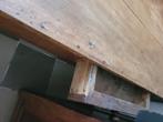 Antieke lange eettafel, keukentafel met lades, Antiek en Kunst, Antiek | Meubels | Tafels, Ophalen