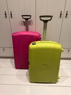 2 Samsonite Koffers - Roze & Groen, Sieraden, Tassen en Uiterlijk, Koffers, Ophalen, Gebruikt, Hard kunststof, 70 cm of meer