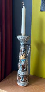 Brescian Arco mid-century kandelaar keramiek, Ophalen of Verzenden, Overige materialen, 25 tot 50 cm