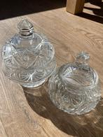Kristallen snoep potten SET, Antiek en Kunst, Antiek | Glas en Kristal, Ophalen of Verzenden