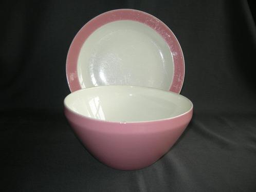 Petrus Regout / Royal Sphinx, pastelrose, enkele losse delen, Antiek en Kunst, Antiek | Servies los, Ophalen of Verzenden