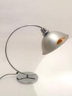 Tafellamp, chroom met originele Victor fotografiekap, Ophalen, Gebruikt, Vintage, Metaal