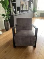 Stijlvolle fauteuil, Ophalen, Minder dan 75 cm, Zo goed als nieuw, Stof