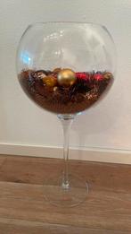 Groot glas op stevige voet. Hoogte : 73 cm., Ophalen of Verzenden, Nieuw
