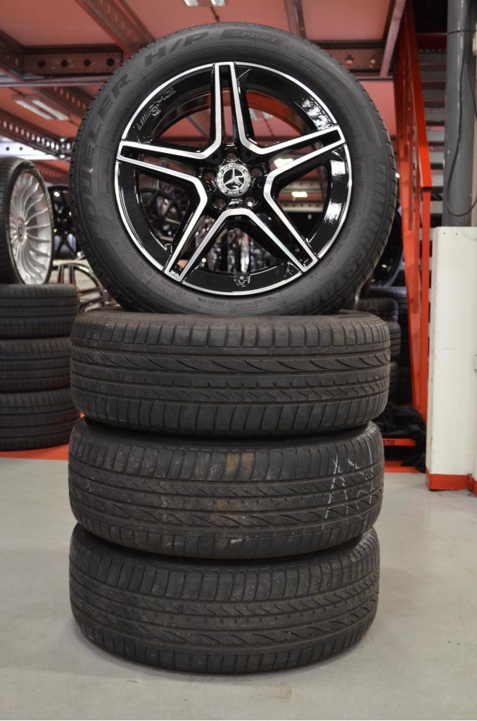 18 Mercedes GLA Velgen 5x112 ET45 + Zomerbanden + TPMS, Auto-onderdelen, Banden en Velgen, Banden en Velgen, Zomerbanden, 18 inch