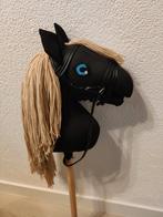 Stokpaard met hoofdstel - Zwart, Ophalen of Verzenden, Nieuw
