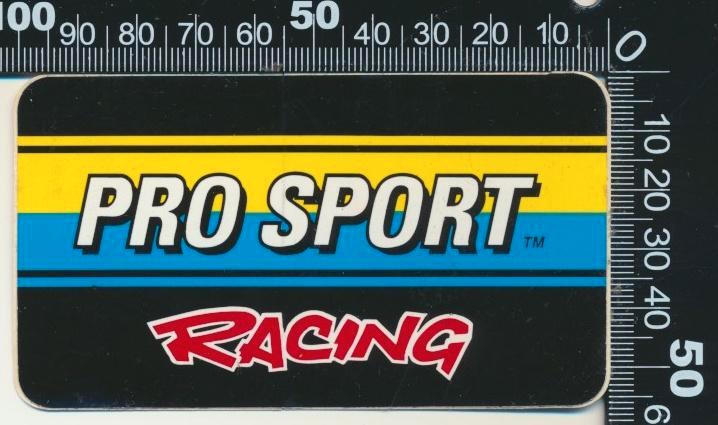 Sticker: Pro Sport Racing, Verzamelen, Stickers, Zo goed als nieuw, Auto of Motor, Ophalen of Verzenden