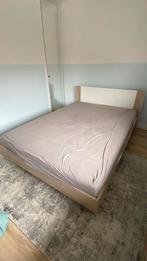Tweepersoonsbed 140x200, Huis en Inrichting, Ophalen, Gebruikt, Wit, Tweepersoons