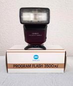 Minolta Program 3500xi flitser met doosje en hoes, Ophalen of Verzenden, Zo goed als nieuw, Overige merken, Kantelbaar