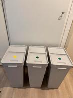 Ikea Hallbar (3 stuks)/Ton met deksel, lichtgrijs, 35 l/, Ophalen, Kunststof, Gebruikt, Minder dan 50 cm