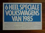 Volkswagen actiemodellen (1985), Ophalen of Verzenden, Nieuw, Volkswagen