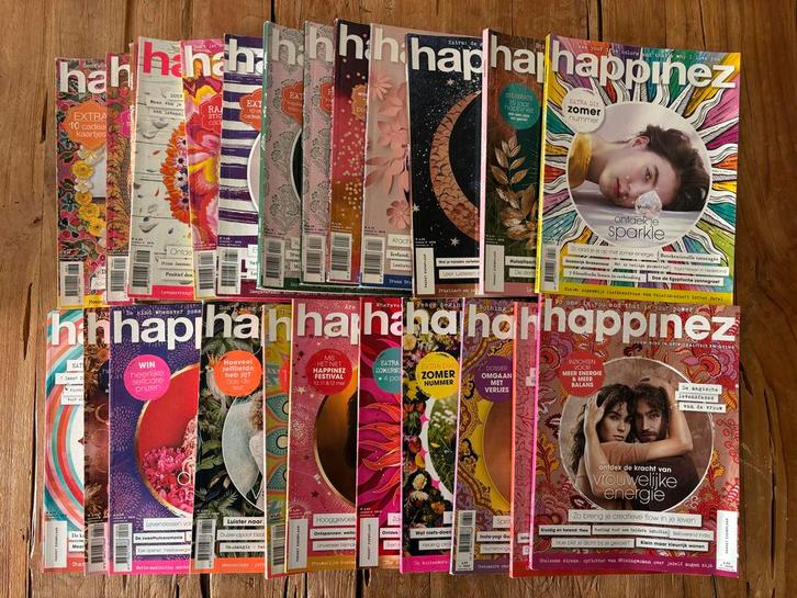 Happinezz Magazine Collectie (24 stuks), Boeken, Tijdschriften en Kranten, Gelezen, Lichaam en Geest, Ophalen of Verzenden