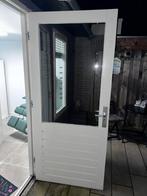 Houten Buitendeur - 92x211cm - Linksdraaiend, Ophalen, Gebruikt, 80 tot 100 cm, Buitendeur