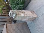 2 betonpoeren. Gratis, Ophalen, Gebruikt, Hout