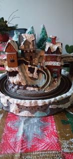 Kerst beeld station nieuw, Verzamelen, Beelden en Beeldjes, Ophalen of Verzenden, Zo goed als nieuw, Fantasy