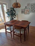 Mid-century Scandinavisch eetkamer set, '60s, Huis en Inrichting, Complete eetkamers, Ophalen, Gebruikt, 4 tot 6 stoelen