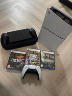 Ps5 disc versie met controller + ps portal & 3 games, Ophalen of Verzenden, Zo goed als nieuw, Met 1 controller, Phat