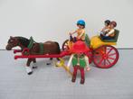 playmobil gezin met paard en wagen 6932 country, Ophalen of Verzenden, Gebruikt, Complete set