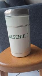 Antieke beschuitbus, Verzamelen, Blikken, Ophalen of Verzenden, Gebruikt, Overige