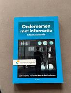 Ondernemen met informatie, Boeken, Ophalen of Verzenden, Beta, Zo goed als nieuw, HBO